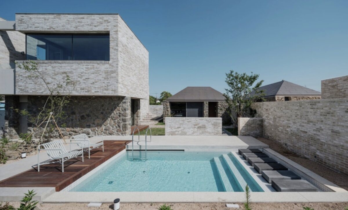 The house and pool as shown on the property's own listing